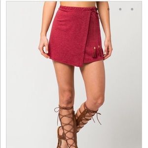 H.I.P Faux Wrap Skirt